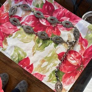 Elegant Silver Women's Belt